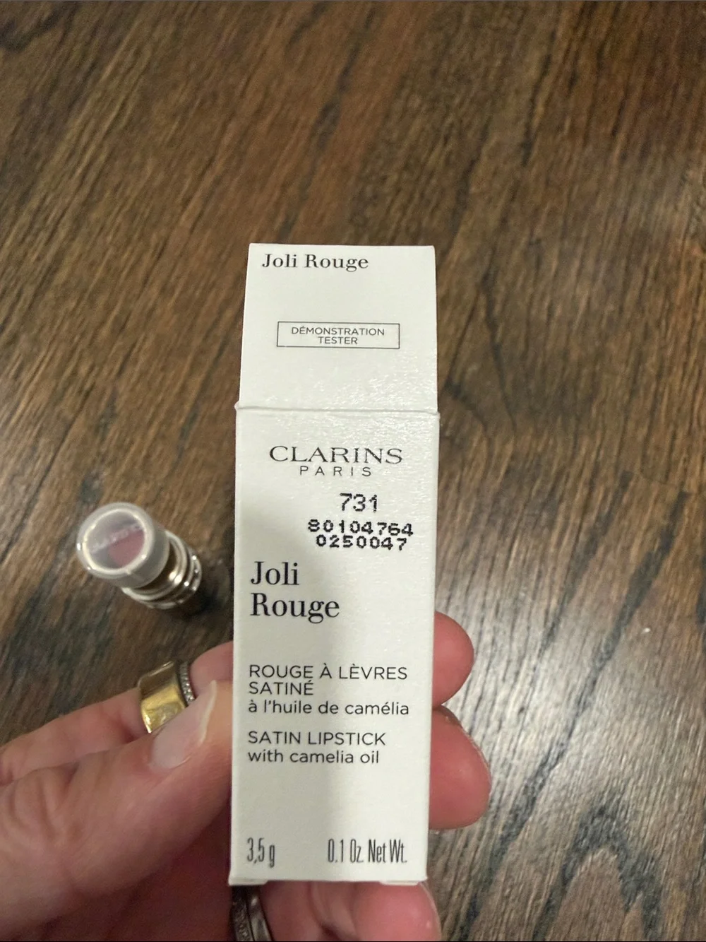 Clarins Rose Berry  Lipstick 731- Satin Pink